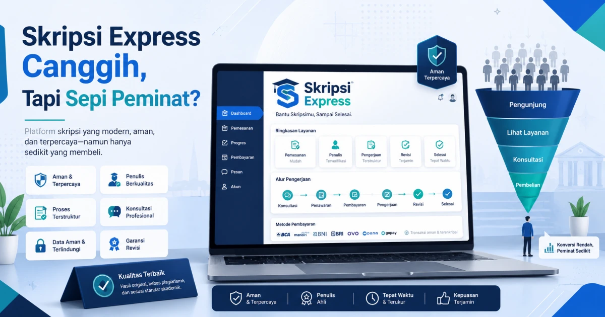 You are currently viewing Skripsi Express, Joki Skripsi Hebat yang Malah Tidak Banyak Pembeli